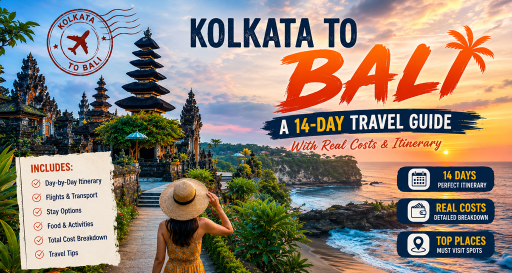 Kolkata to Bali: A 14-Day Travel Guide With Real Costs & Itinerary